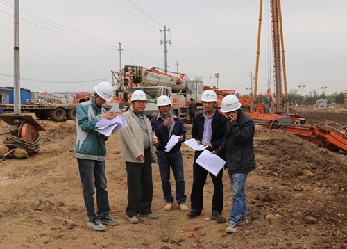 公司对滇池国际会展中心项目“4.10”节点进行考核