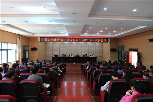 公司召开2017年党代表会议选举集团第一次代表大会代表