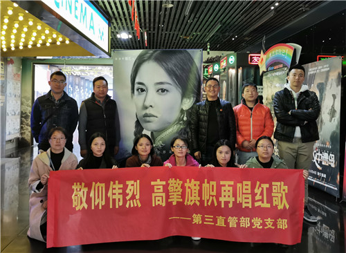 敬仰伟烈 为国而歌—公司各党支部组织观看电影《为国而歌》