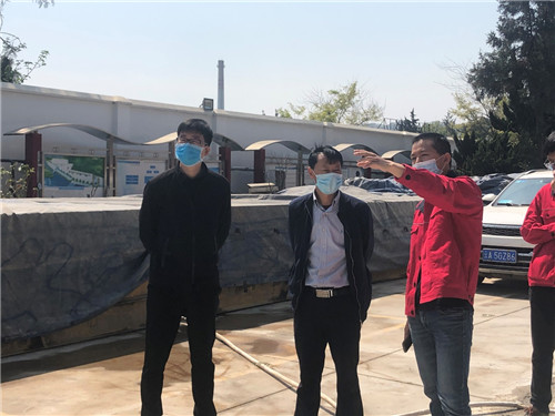 陈定华到建设产业化分公司调研指导党建、生产经营工作