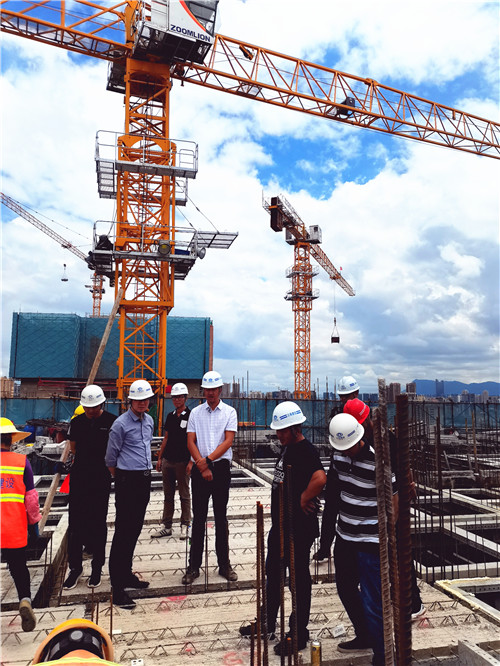 公司领导带队调研建设产业化分公司装配式建筑实施情况