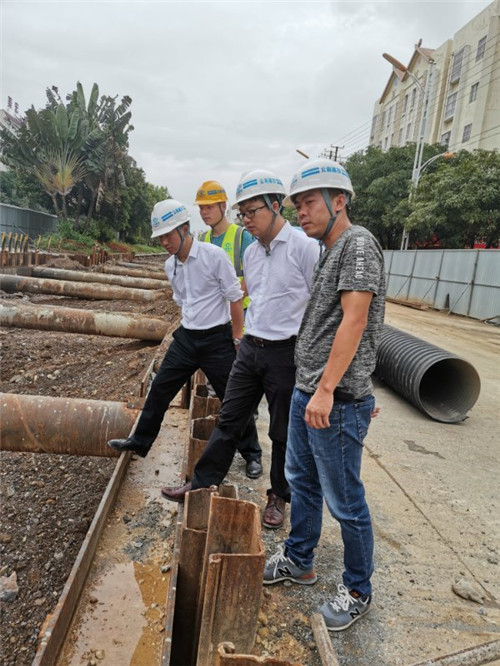 万向遵调研第十二直管部芒市中心城区综合管廊PPP一期建设项目