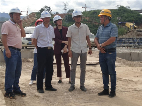 陈定华、胡云红调研元蔓高速（玉溪段）一分部