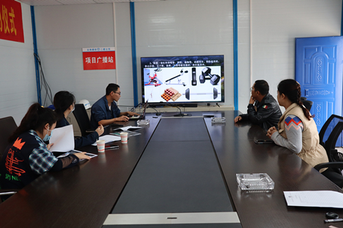 【项目动态】云南省总工会检查组验收第二直管部宣威市中医医院门诊综合楼工程施工项目“职工驿站”建设工作