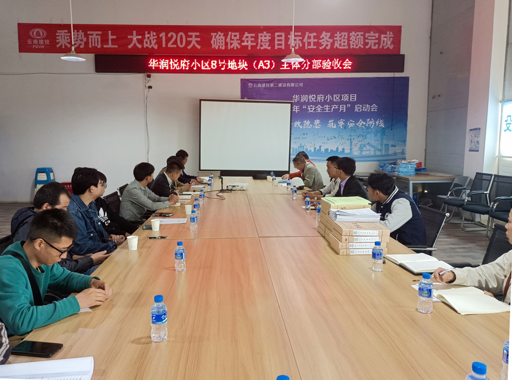 【大干春季】华润悦府小区项目8#地块顺利通过主体分部验收