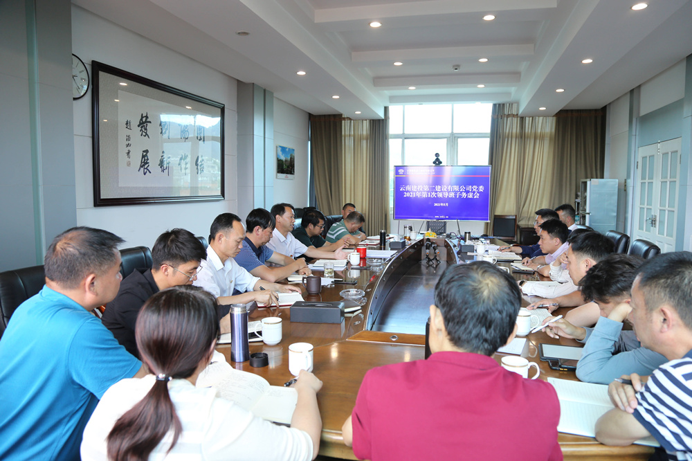 【公司要闻】公司党委召开2021年第1次领导班子务虚会