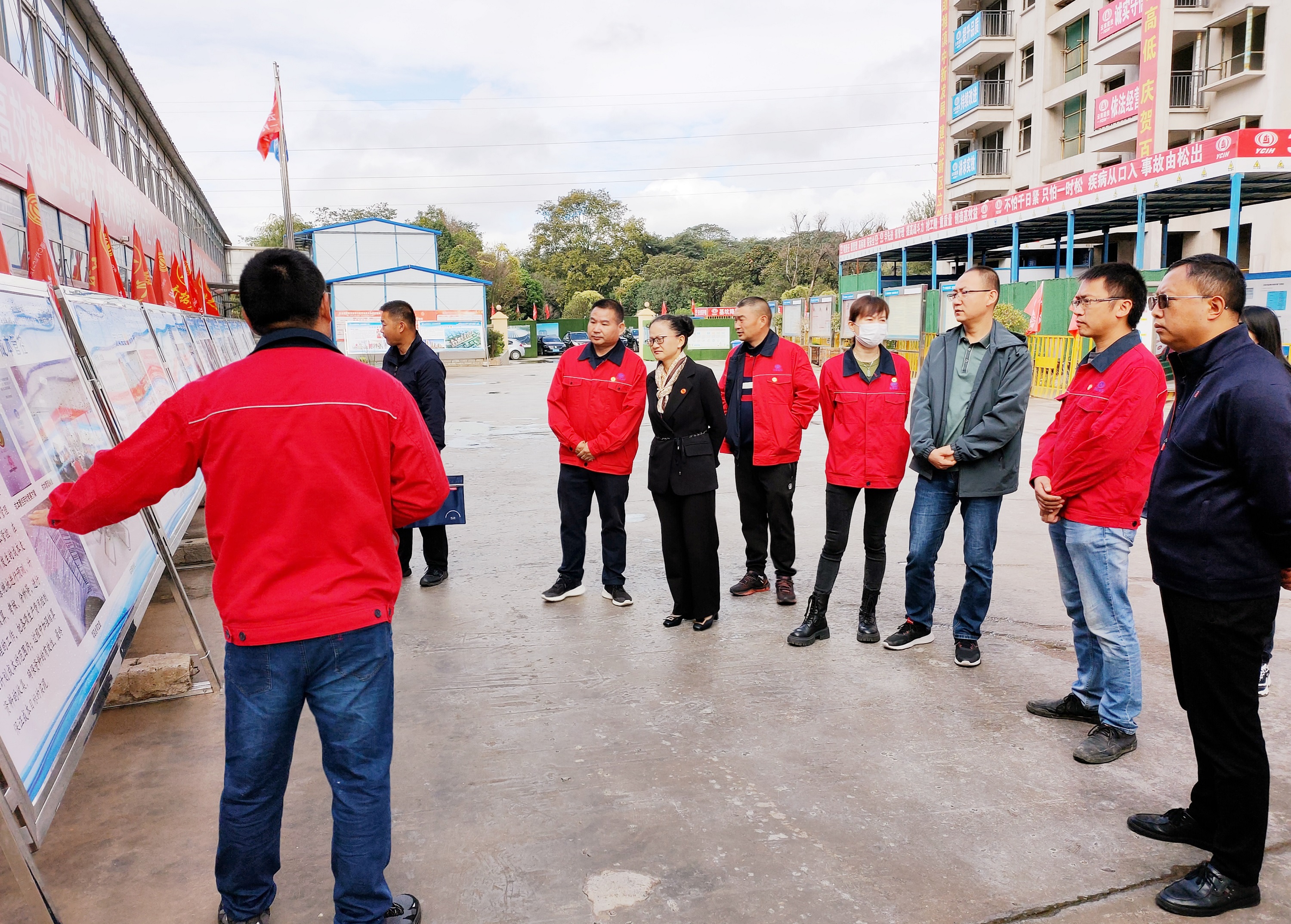 【公司动态】公司空港C片区项目顺利通过滇中新区2020—2021年度劳动竞赛检查验收