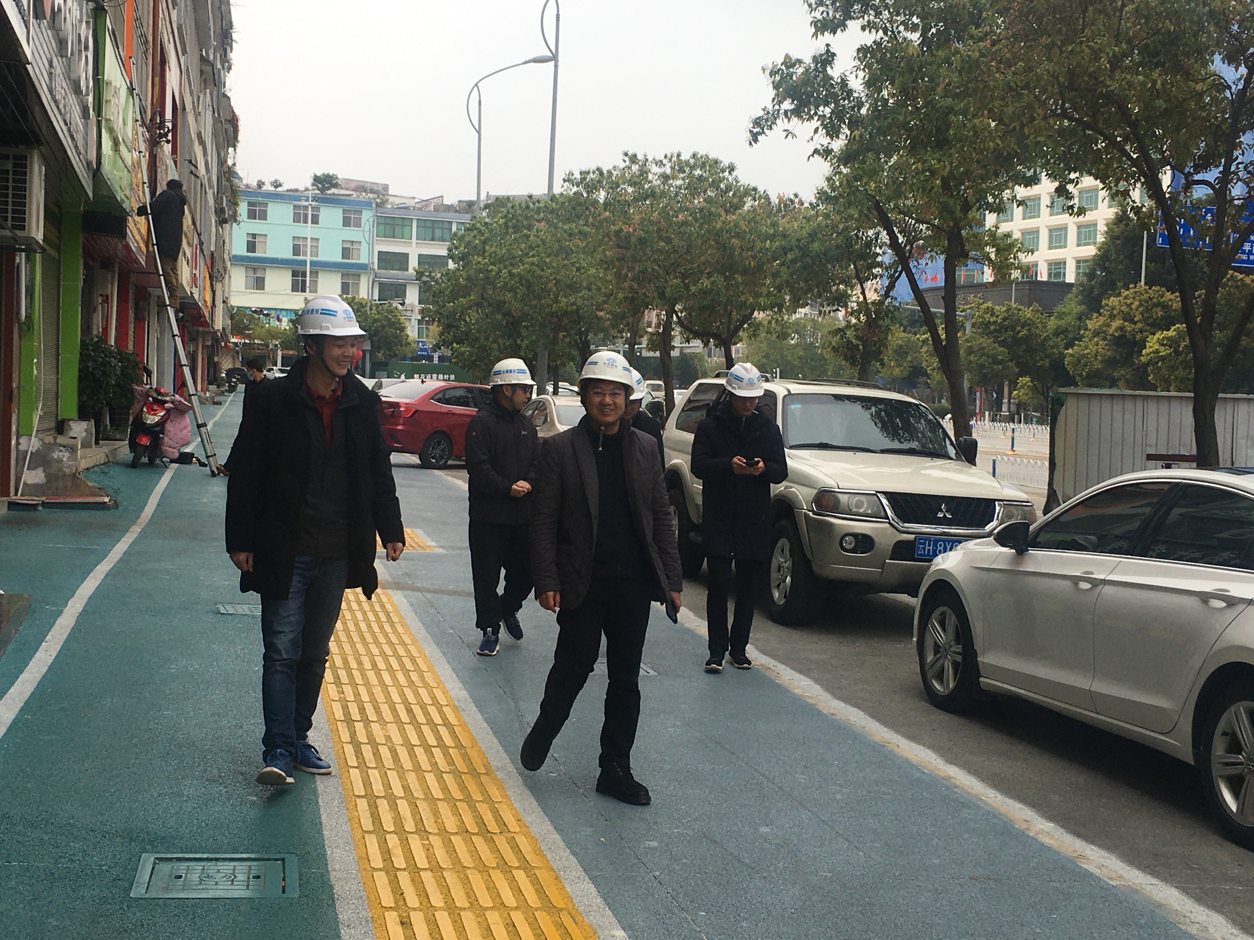 【我为群众办实事】万向遵一行到文山市三水厂扩建项目、人行道项目调研检查