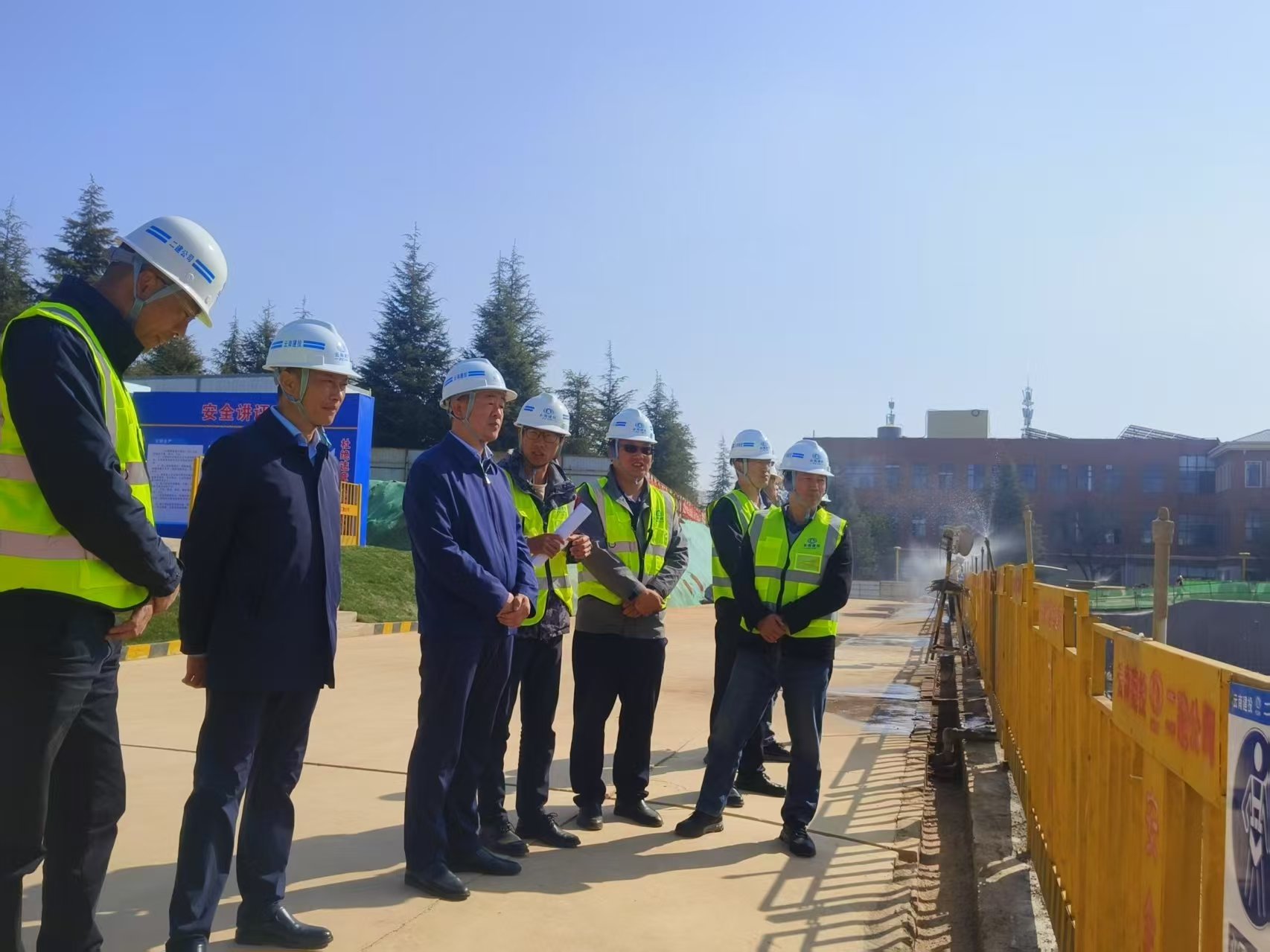 【公司要闻】孙道光到公司在建项目调研